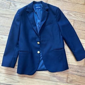Lands End Boys Hopsack Blazer